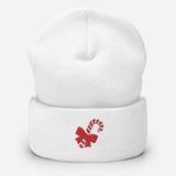 Candy Cane Cuffed Beanie - Objet D'Art