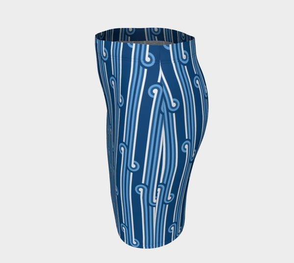 Classic Blue Fitted Skirt - Objet D'Art