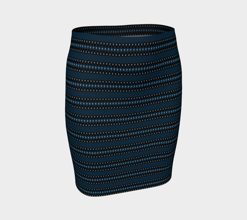 Grave Concept Fitted Skirt - Objet D'Art