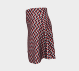 Herringbone Americana Flare Skirt - Objet D'Art