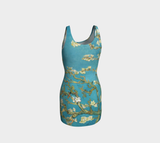 Van Gogh Almond Blossoms Bodycon Dress - Objet D'Art