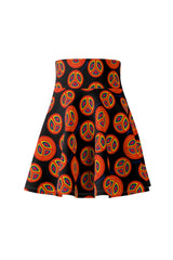 Groovy Peace Women's Skater Skirt - Objet D'Art