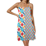 atomic1 Drawstring Neck Sleeveless Dress (Model D68) - Objet D'Art