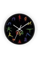 Yoga Asana Wall clock - Objet D'Art