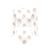 cheribum aloft smaller Long Sleeve Bikini Set (Model S27) - Objet D'Art