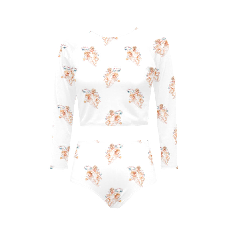 cheribum aloft smaller Long Sleeve Bikini Set (Model S27) - Objet D'Art