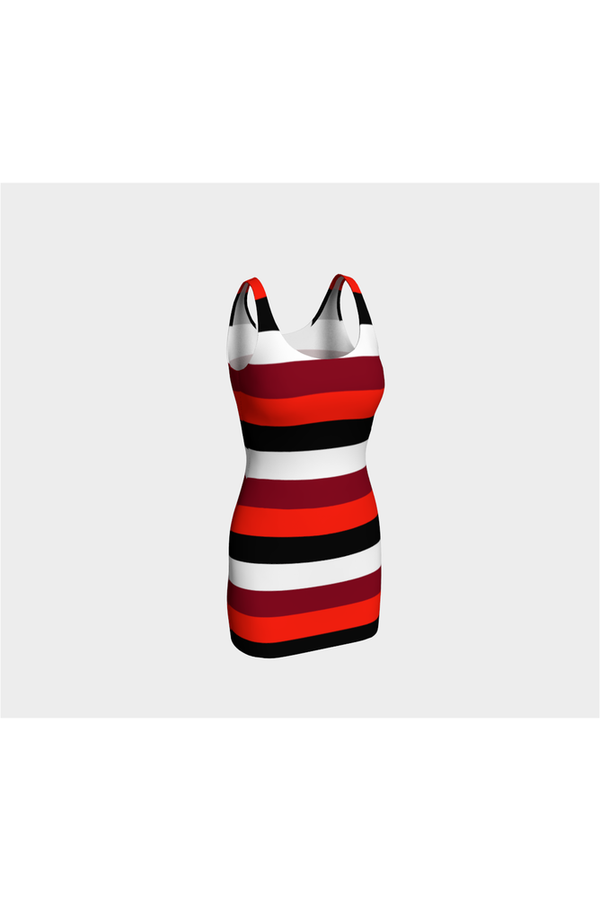 Color Strands Bodycon Dress - Objet D'Art