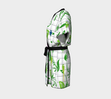 Parrot Matrix Kimono Robe - Objet D'Art