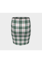 Holiday Plaid Fitted Skirt - Objet D'Art