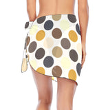 colored spots print 4 Beach Sarong Wrap - Objet D'Art