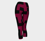 Houndstooth Yoga Capris - Objet D'Art