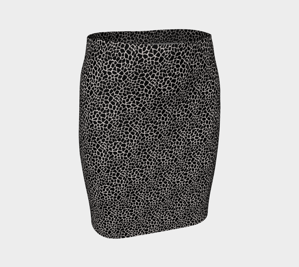 Animal Print Fitted Skirt - Objet D'Art