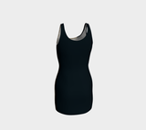 Floral Skull Bodycon Dress - Objet D'Art