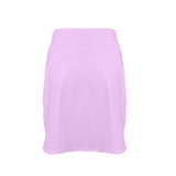 lavender solid print 2 Women's Golf Skirt with Pockets (Model D64) - Objet D'Art