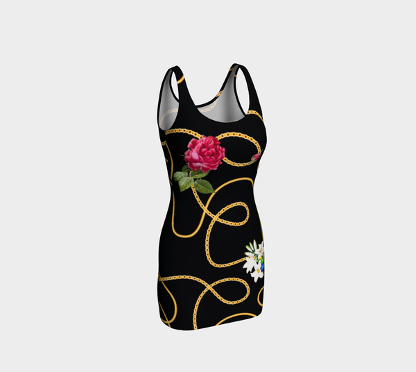 Chained Maiden Bodycon Dress - Objet D'Art