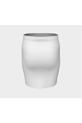 Micro Gray Matrix Fitted Skirt - Objet D'Art