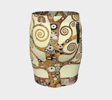 Tree of Life Klimt Fitted Skirt - Objet D'Art