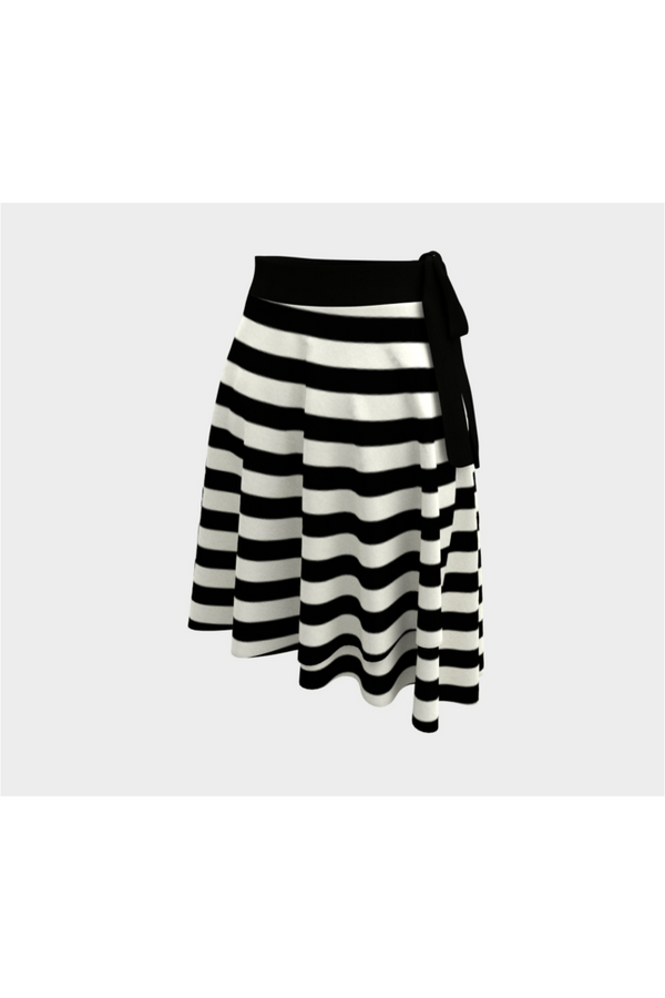 Striped Wrap Skirt - Objet D'Art
