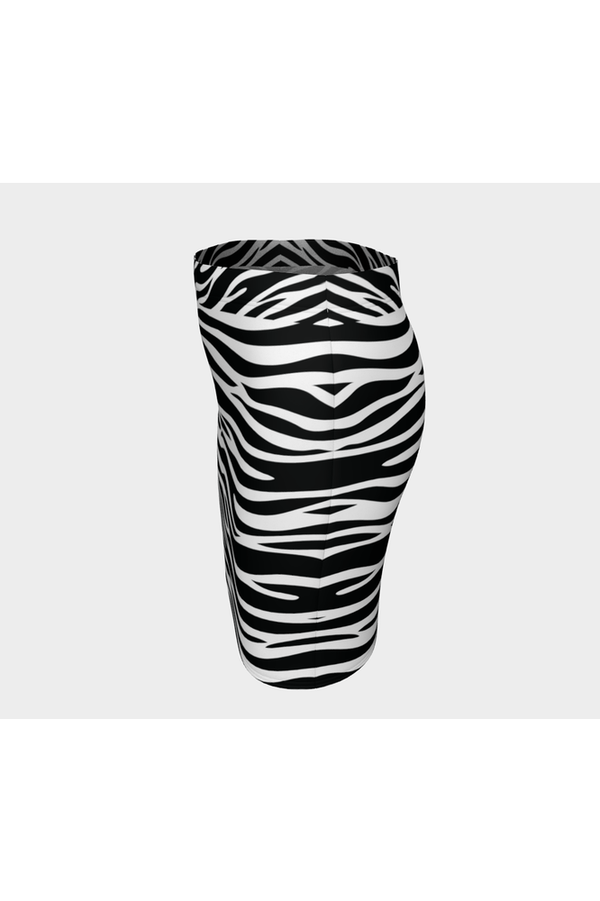 Zebra Print Fitted Skirt - Objet D'Art