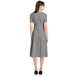 Puff Sleeve Button Through Dress - Objet D'Art