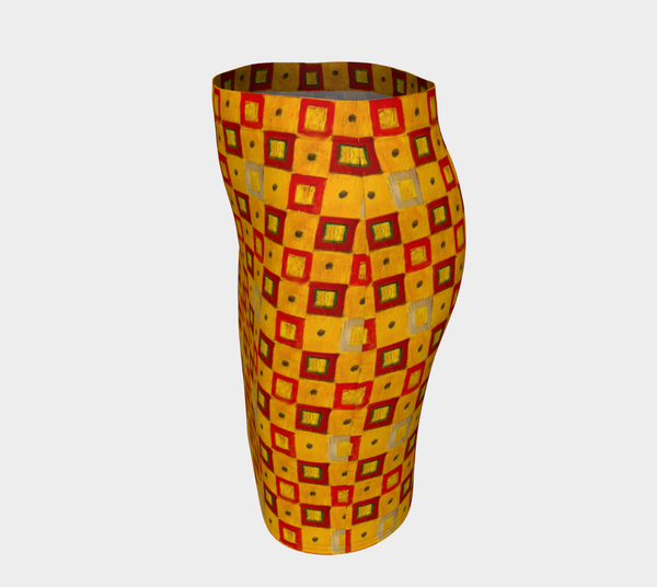 Klimt Matrix Fitted Skirt - Objet D'Art