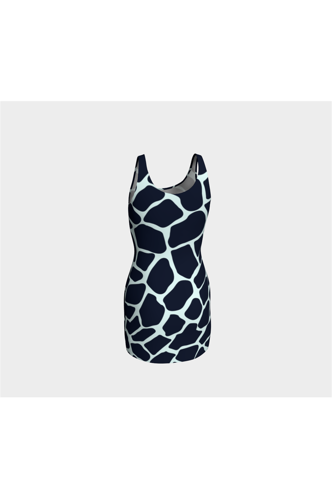Giraffe Print Bodycon Dress - Objet D'Art