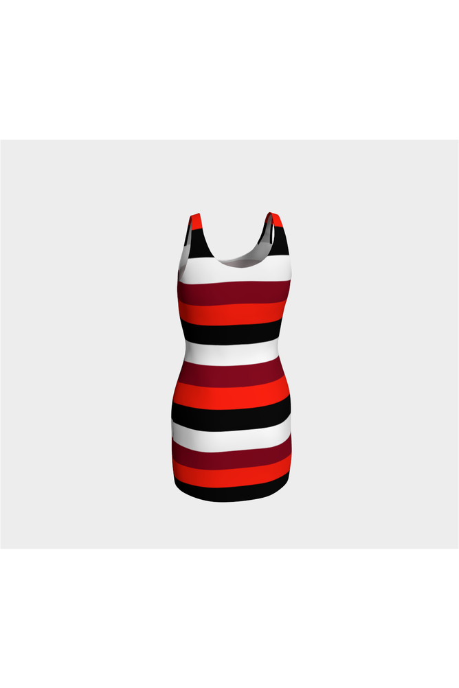 Color Strands Bodycon Dress - Objet D'Art