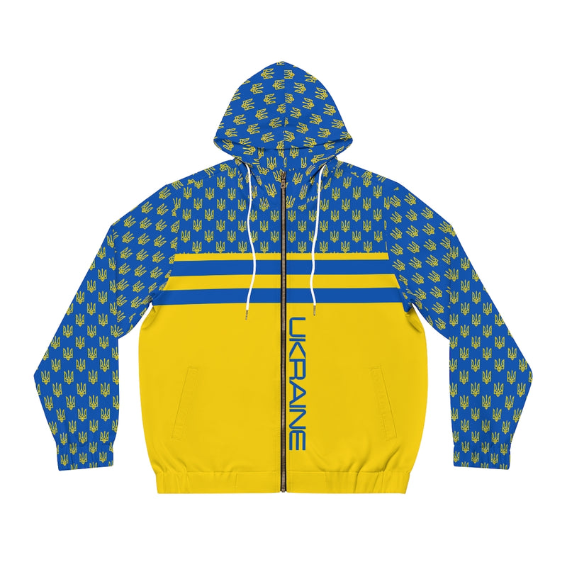 Support Ukraine Men's Full-Zip Hoodie - Objet D'Art