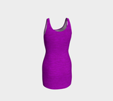 Plum Fibers  Bodycon Dress - Objet D'Art