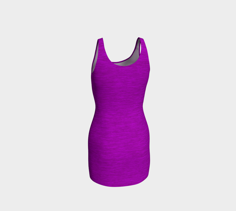 Plum Fibers  Bodycon Dress - Objet D'Art