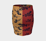 East Meets West Fitted Skirt - Objet D'Art
