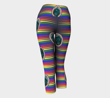 Buddha Head Yoga Capris - Objet D'Art