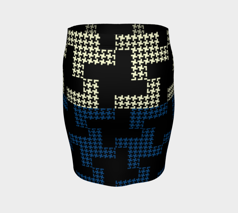 Americana 2 Fitted Skirt - Objet D'Art