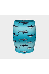 Tiburon Fitted Skirt - Objet D'Art