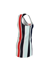 Striped Women's Racerback Dress - Objet D'Art