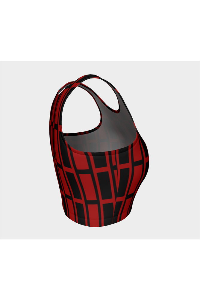 Red and Black Athletic Top - Objet D'Art