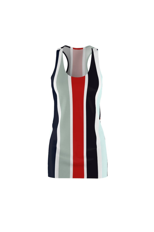 Striped Women's Racerback Dress - Objet D'Art