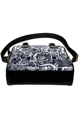 Chic Calligraphy Shoulder Handbag - Objet D'Art