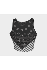 Charcoal Bandana Athletic Top - Objet D'Art