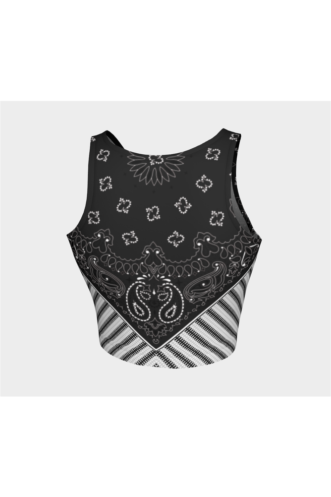 Charcoal Bandana Athletic Top - Objet D'Art