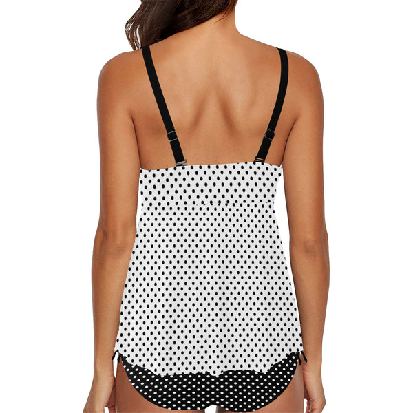 shapes colors texture art Chest Drawstring Swim Dress (Model S30) - Objet D'Art