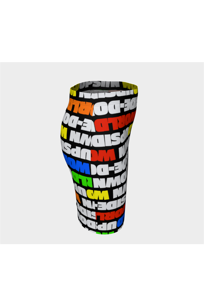 Upside-Down Fitted Skirt - Objet D'Art
