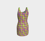 Color Matrix Bodycon DRes - Objet D'Art