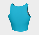 Blue Atoll Athletic Crop Top - Objet D'Art
