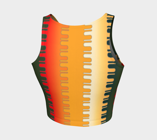 Groovy Athletic Crop Top - Objet D'Art