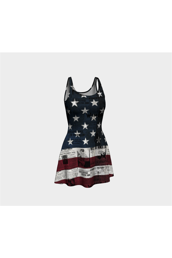 Women's Suffrage USA Flare Dress - Objet D'Art