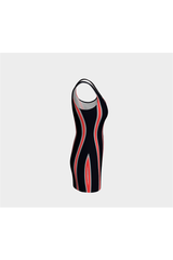 Flaming Stripes Bodycon Dress - Objet D'Art Online Retail Store