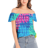 Periodic Table Women's Off The Shoulder Top - Objet D'Art