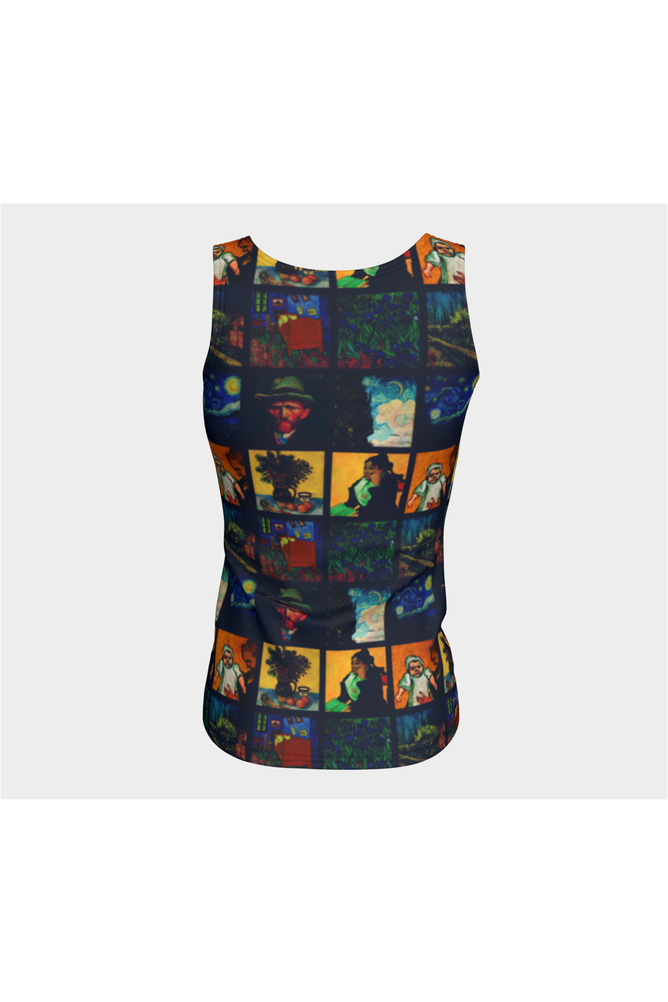 Let's Gogh Fitted Tank Top - Objet D'Art
