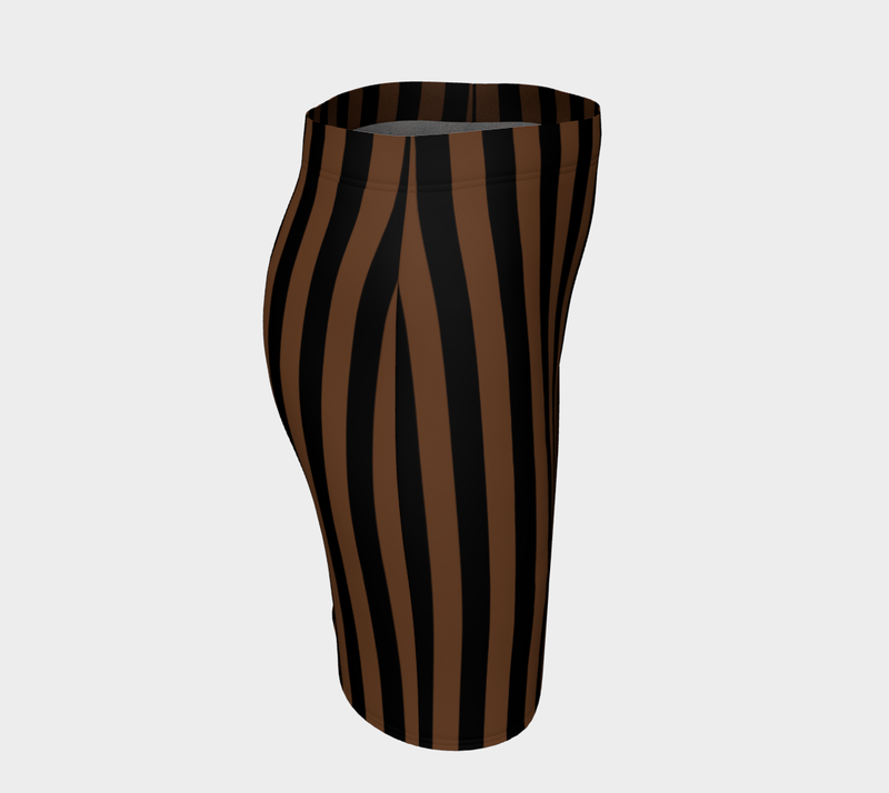 Coco Striped Fitted Skirt - Objet D'Art